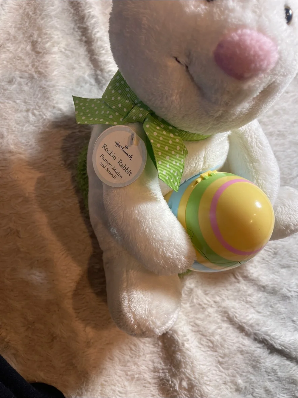 Hallmark rockin rabbit easter plush